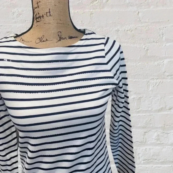 Joules Clothing Black and White Striped Shirt - Picture 4 of 8
